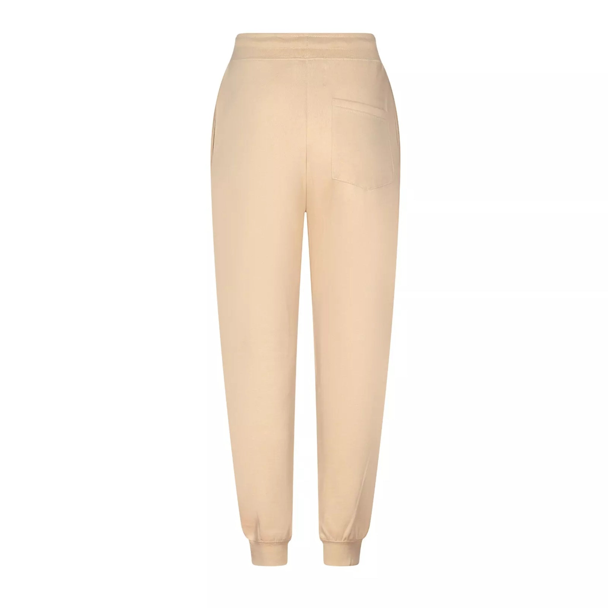 Ladies JDN branded plain beige tracksuit set with hoodie and joggers – casual loungewear for women